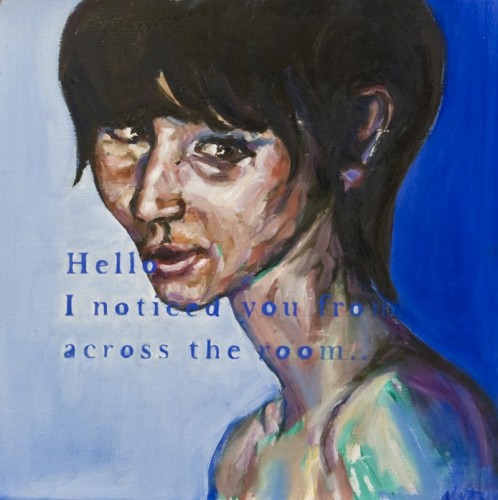 Hello, I Noticed..., oil on board, 24x24, SOLD Hello, I Noticed..., oil on board, 24x24, SOLD