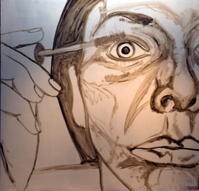 make-up portrait, WIP
