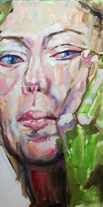 Transformation 4 Work in Progress, oil painting by Nick Ward