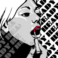 Here I Come, screen print by Nick Ward