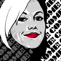 Here I Come, screen print by Nick Ward