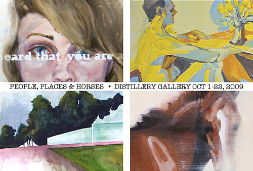 People, Places and Horses at the Distillery Gallery Boston